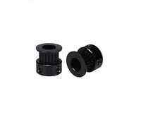 1/2/3/4/5/10 Pièces Baiozraw20 Dents 2GT Poulie De Distribution Synchrone Alésage 5mm/8mm Noir For Largeur 6mm 2M GT2 Courroie Ouverte 20T 20 Dents For Voron 2.4 Pièces(8mm,2pcs)