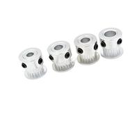 1/2/3/4/5/10 pièces GT 25 dents 2GT poulie de distribution alésage 5/6/6.35/7/8mm for GT2 largeur de courroie synchrone ouverte 6mm/10mm petit jeu 25 dents 25T(5mm,4pcs For Belt Width 10mm)