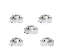 1/2/3/4/5/10 pièces XL poulie de distribution Type BF poulie de distribution en alliage d'aluminium 30 dents alésage 5/6.35/8/10/12mm largeur de courroie 10mm pièces d'imprimante 3D(6.35mm,10pcs)