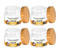 1/2/3/4/5 crème solaire au suif de bœuf bio SPF 30 avec oxyde de zinc, crème hydratante 2 en 1 et protection solaire minérale, formule légère et pure pour peaux sensibles (4)