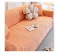 1/2/3/4/5 Places Housse de canapé en Velours Extensible, Protection optimale pour canapés d'angle et canapés de Salon(Style 1,2 Seat 145-185cm)