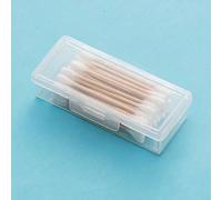 1/2/3/4/6 pièces Boîte de rangement de voyage transparente avec couvercle - Boîte de rangement portable pour cure-dents, bâtonnets, etc. - Design compact pour la maison et les voyages (boîte uniquemen