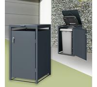 1/2/3/4x Abri pour poubelles habillage boîte de rangement au choix