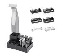 1/2/3/5 mm Sabots Peigne de Guidage avec Base de Rangement pour O Blade Pro QP2724 QP2834 QP25XX QP26XX, Sabot Rasoir pour Couper Les Cheveux (6 Pièces + Base)