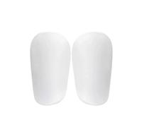 1/2/3/5 Paires de protège-Tibias Absorbant Les Chocs, Mini-protecteurs Jambes Football, d'entraînement pour Jeux de Football, Jogging, Courir(White 8x5cm,2 Pairs)