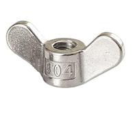 1/2/3/5 pièces M4 M5 M6 M8 M10 M12 M14 M16 M20 M24 304 écrou en acier inoxydable papillon Yuanbao vissé à la main à travers le trou écrou papillon(M14 (2PCS))