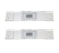 1/2/3/5 pièces Manuel de Surveillance des Fissures en Acrylique Transparent Moniteur de Fissures pour Surfaces Planes Surveillance des Fissures pour Affichage Standard et d'angle