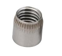 1/2/3/5pc M6 M8 M10 M12 304 Écrou Conique En Acier Inoxydable Type Cône Moleté Implosion Bouchon À Vis(M8-3pcs)