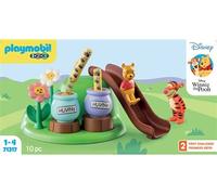 Playmobil Jouet 71317 1.2.3 Winnie l'ourson & Tigrou Jardin d'abeilles Mes Premiers 18-36 mois
