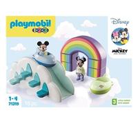 Playmobil Coffret 1.2.3 71319 Maison des Nuages Mickey & Minnie – 2 personnages, maison – 18-36 mois
