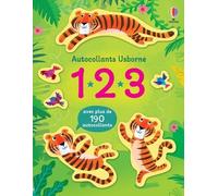 1-2-3 - Autocollants Usborne - Alice Beecham - Usborne - broché - Document jeunesse