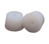 1/2/3 bouchons de fermenteur en silicone avec trou de 8 mm pour valve de barboteur d'air pour brassage maison, vin, bière, kit de fabrication de vin (n° 10, 2 pièces)