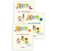 1, 2, 3, Lune! - Premières Lectures - Le Carnaval (Pack 1 Album Soleil+1 Album Étoile+1 Album Lune)