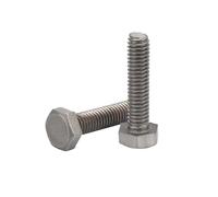 1/2/3 pièces M2 .5 M3 M4 M5 M6 M8 M10 M12 M14 M16 Vis à tête hexagonale externe en titane pur TA2, longueur 20-45 mm DIN933(30mm,1pc M12)