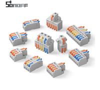 1/2/3 PIN Push In Câble Fil Rapide Conducteur Connecteur Pince 4/5/6/8/9 Push...