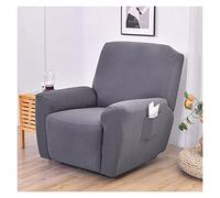 1/2/3 Places Housse de Fauteuil Relax Extensible, Housse de Fauteuil Relax Inclinable Electrique, Couverture de Chaise Canapé Relax avec Poche,Protecteur pour Fauteuil Inclinable ( Color : #1 , Size :