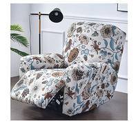 1/2/3 Places Housse de Fauteuil Relax Extensible, Housse de Fauteuil Relax Inclinable Electrique, Couverture de Chaise Canapé Relax avec Poche,Protecteur pour Fauteuil Inclinable ( Color : #18 , Size