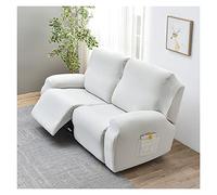 1/2/3 Places Housse de Fauteuil Relax Extensible, Housse de Fauteuil Relax Inclinable Electrique, Couverture de Chaise Canapé Relax avec Poche,Protecteur pour Fauteuil Inclinable ( Color : #4 , Size :