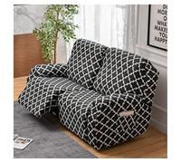 1/2/3 Places Housse de Fauteuil Relax Extensible, Housse de Fauteuil Relax Inclinable Electrique, Couverture de Chaise Canapé Relax avec Poche,Protecteur pour Fauteuil Inclinable ( Color : #33 , Size