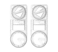 1/2/3 règles de mesure mathématiques multifonctionnelles géométriques outils de dessin fournitures scolaires
