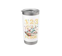 1, 2, 3, Tequila Floor, pour une soirée à la mexicaine Gobelet isotherme en acier inoxydable double paroi