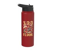 1, 2, 3, Tequila Floor, pour une soirée à la mexicaine Stainless Steel Insulated Water Bottle