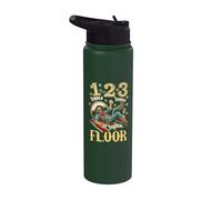 1, 2, 3, Tequila Floor, pour une soirée à la mexicaine Stainless Steel Insulated Water Bottle