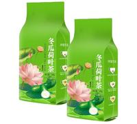 1/2/3Box Winter Melon Lotus L-eaf Tea, Rose L-otus Leaf Tea Bags, Chrysanthemum Wax Gourd L-otus Leaf Herbal, Lotus Flower Dried Orange Peel Rose, Sugar-free (2)