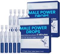 1/2/3Boxes Male Power Drops - 2025 Upgrade, Secret Drops for Strong Men, Delay Drop for Long Last Men, Fast-Acting Results 2 ml*5 (2)
