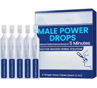1/2/3Boxes Male Power Drops - 2025 Upgrade, Secret Drops for Strong Men, Delay Drop for Long Last Men, Fast-Acting Results 2 ml*5 (1)