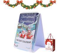 1/2/3pc 100 Day Christmas Countdown Calendar 2026 (1pc)