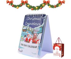 1/2/3pc 100 Day Christmas Countdown Calendar 2026 (1pc)
