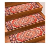 1 2 4 6 8 12 15 pièces Tapis de marches antidérapants pour enfants, personnes âgées et chiens, lavables et réutilisables, avec dos caoutchouc, pour marches bois(L,1Pc 31.5x10.2")