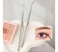 1/2/4/6/8 pièces Pinceau estompeur de crayon pour les yeux, pinceau plat pour les yeux pour les ombres à paupières. Mini pinceaux pour les yeux convenant pour la poudre, le gel, la crème, le correcteu