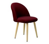 1/2/4/6 Housses de Chaise en Bec de Canard en Tissu Velours Extensible épais élastique Housse de Chaise de Salle à Manger Nordique Housse de chaises de loisirs-velours-21-2 pièces