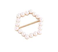 1/2/4/8PCS Corner Waist Knotted Brooches Metal Hijab Scarf Ring Button Shirt T-shirt Fixed Buckle Accessories pour femmes filles accessoires décoratifs(Color 7,4PCS)