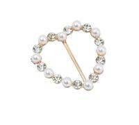 1/2/4/8PCS Corner Waist Knotted Brooches Metal Hijab Scarf Ring Button Shirt T-shirt Fixed Buckle Accessories pour femmes filles accessoires décoratifs(Color 6,1PC)