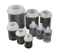 1/2~4 Inch Stainless Steel Net Filter Garden Watering Irrigation Aquarium Fish Tank Water Pump Protect Hose Mesh Strainer(1l2 Inch,5pcs)