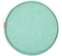 1/2/4 Paquets De Coussin De Siège De Tabouret, Coussin De Chaise De Salle À Manger Rond, Galette De Chaise Antidérapant avec Crochets À Attaches Élastiques (Color : Green, Size : 30 * 30cm(1pack))