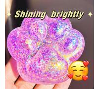 1/2/4 pièces de jouets de pression de pattes de chat Taba faits à la main, jouets de aplatissement de pattes de chat en maltose brillant, jouets d'irritabilité, jouets mignons Kawaii d'aplatissement, 