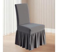 1/2/4 pièces Housse de chaise longue en soie de lait de couleur unie, protection complète antidérapante, lavable, haute élasticité et extensible, s'adapte facilement aux protecteurs de meubles univers