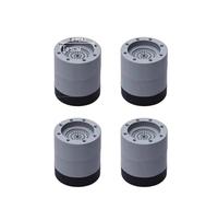 1/2/4Pc Anti Vibration Pieds Tapis En Caoutchouc Slipstop Silencieux Universel Machine À Laver Réfrigérateur Meubles Rehausseur Amortisseurs Support(Higher 6cm)