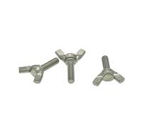 1/2/5/10 pièces M3 M4 M5 M6 M8 M10 DIN316 304 boulon à aile en acier inoxydable vis de pouce(M5-8mm(10pcs))