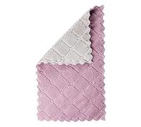 1/2/5 / 10pcs Double couche Microfibre Cuisine Début Noix huile de ménage Nettoyage de ménage Essuie-serviettes Outil de cuisine (Color : 03, Specification : 2PCS)