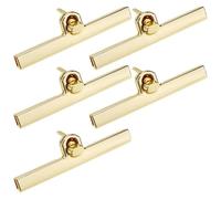 1/2/5 pcs Boucles métalliques pour sacs à main DIY, fermoirs vintage, fermoirs à tourniquet