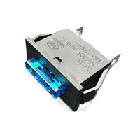 1/2/5 pièces 15/30A 250v 16A KCD3 2pin support de fusible automobile moyen carte à souder siège d'assurance avec fusible Câblage de protection (Color : Qty 2pcs)