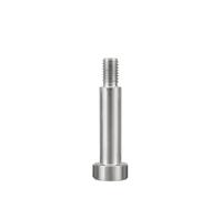 1/2/5 pièces 304 tige polie en acier inoxydable arbre Hexagonal épaule surélevée hauteur égale limite étape boulon M8M10M12M16(2pcs M10X8XM8)