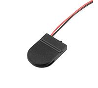 1/2/5 PIÈCES Fente Unique CR2032 CR 2032 Bouton Pile Bouton Support De Batterie Couvercle avec Interrupteur on-Off Fils Fil 3V Boîte De Batterie (Color : 5Pcs Black)