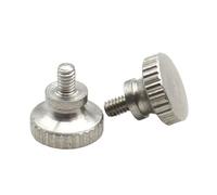 1/2/5 pièces M2 .5 M3 M4 M5 M6 M8 M10 M12 Vis à oreilles moletées en acier inoxydable 304(25mm,M4 X2PCS)