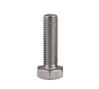 1/2/5 Pièces M22-2.5 316 Acier Inoxydable Filetage Complet Boulons À Tête Hexagonale Externe Vis Hexagonales A4 70 DIN 933(M22X75mm-2pcs)